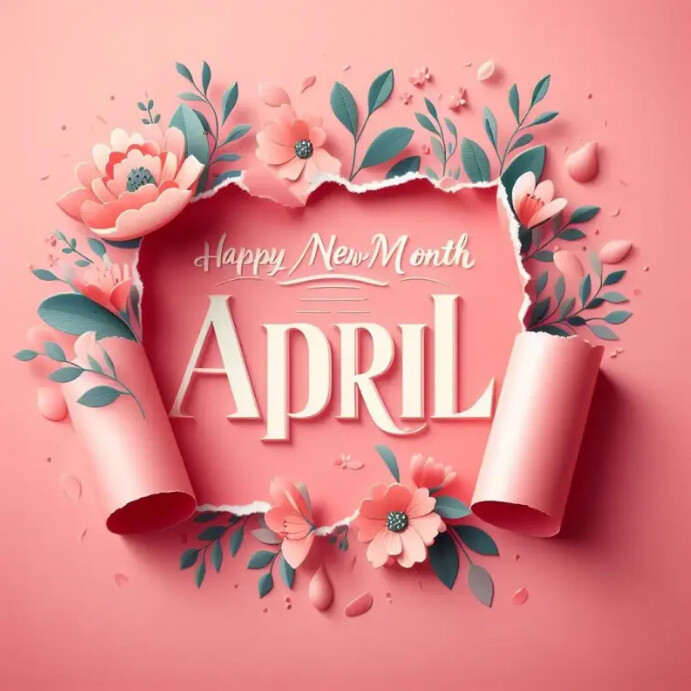 April Notes Design Welcome to April design Template | PosterMyWall