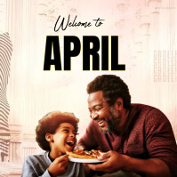 Welcome to April Template | PosterMyWall