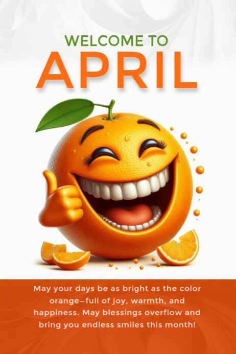 Copy of Welcome to April | PosterMyWall
