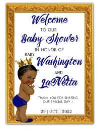 Welcome to Baby shower LaNetta Flyer (US Letter) template