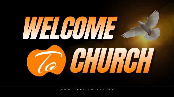 WELCOME TO CHURCH   church poster template