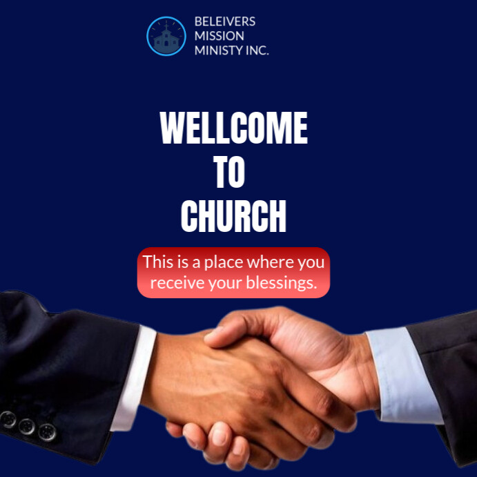 Plantilla de Welcome to church | PosterMyWall