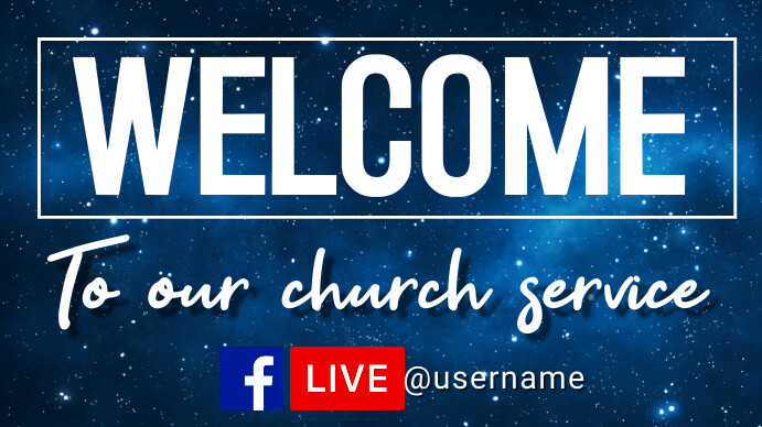welcome to church Apresentação (16:9) template