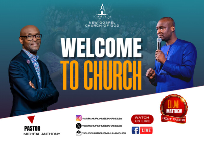 Plantilla de welcome to church | PosterMyWall