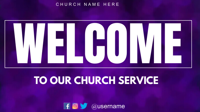 welcome to church Template | PosterMyWall