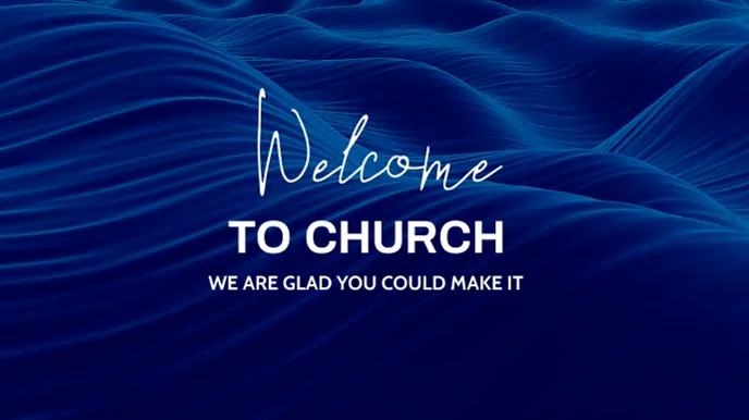 Modèle Affichage Numérique de Bienvenue à l'église | PosterMyWall