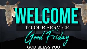Welcome to church good Friday video Digitalt display (16:9) template