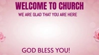 Welcome to church mothers day digital display template