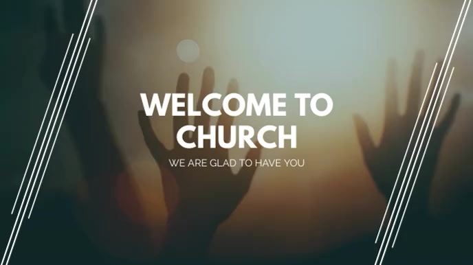 WELCOME TO CHURCH POSTER Template | PosterMyWall