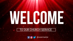 welcome to church service Template Presentation (16:9)