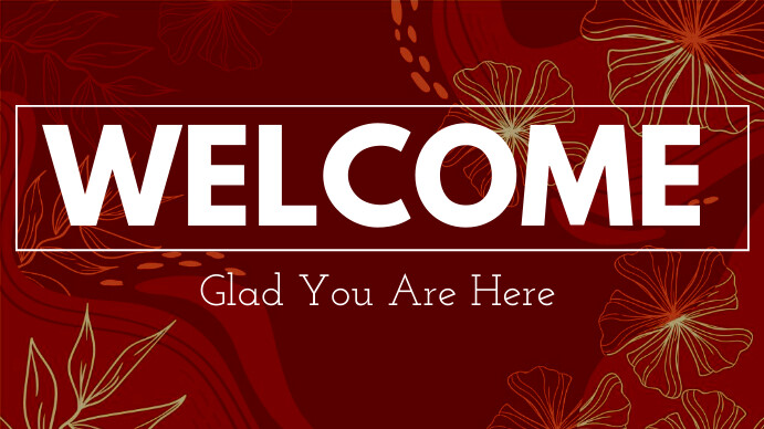 welcome to church service Template Presentation (16:9)