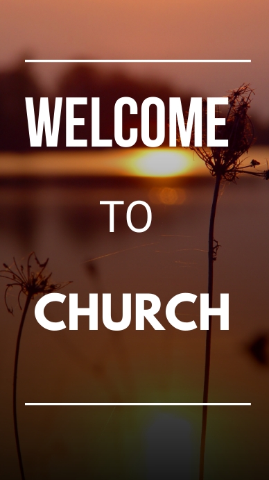welcome to church video background Template | PosterMyWall