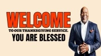 Welcome to church video design Digital Display (16:9) template