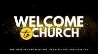 Welcome to Church Video Template – Worship Service Intro video Digital Display (16:9)