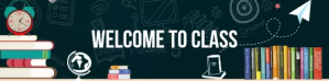 Welcome to Class Banner template