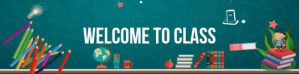 Welcome to Class Banner template