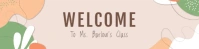 Welcome to class Google Classroom Banner template