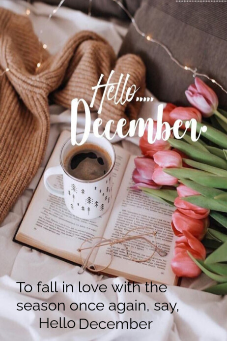 December Welcom Welcome to December Template | PosterMyWall