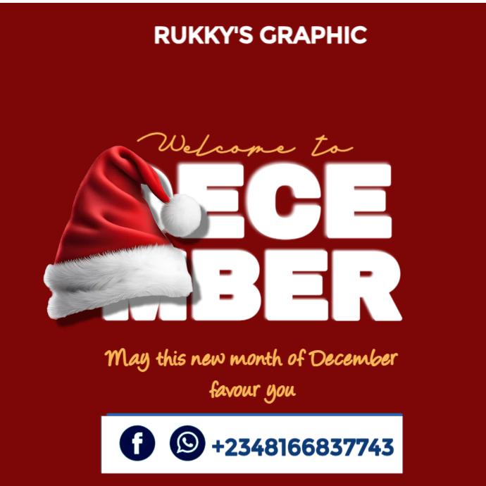 Welcome to December Template | PosterMyWall