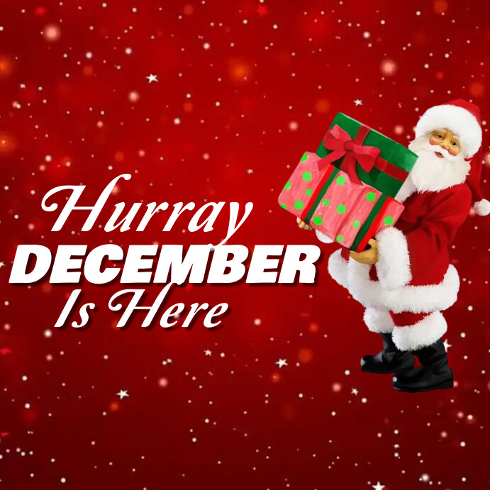 Welcome to December template design | PosterMyWall