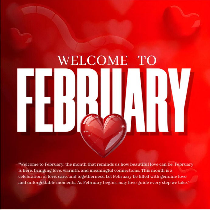 Welcome to February Template | PosterMyWall