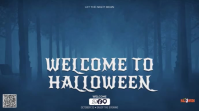 Azul Halloween Event Display digitale Template