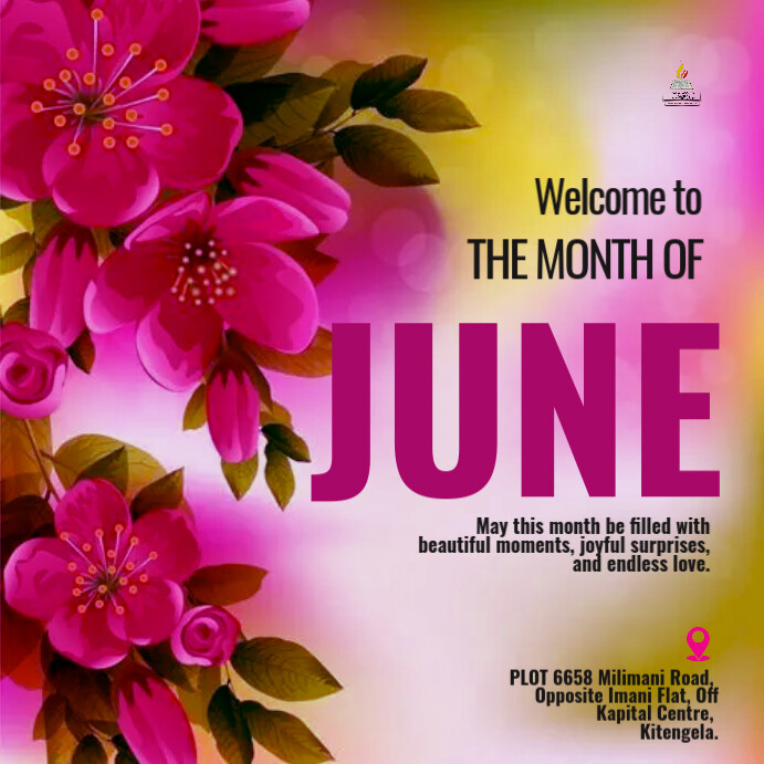 June Success welcome to June Template | PosterMyWall