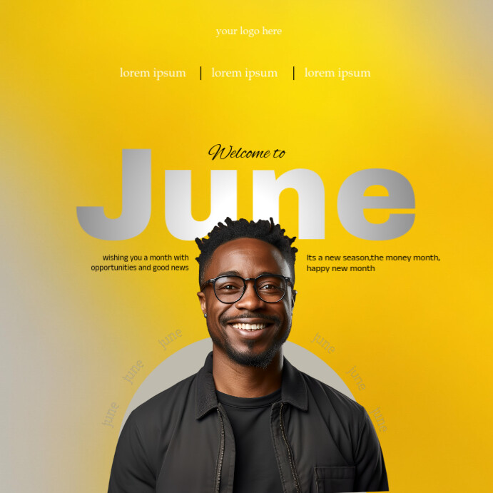 welcome to june Templat | PosterMyWall
