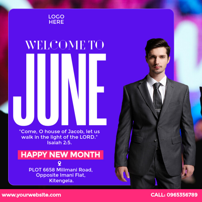 welcome to June Template | PosterMyWall