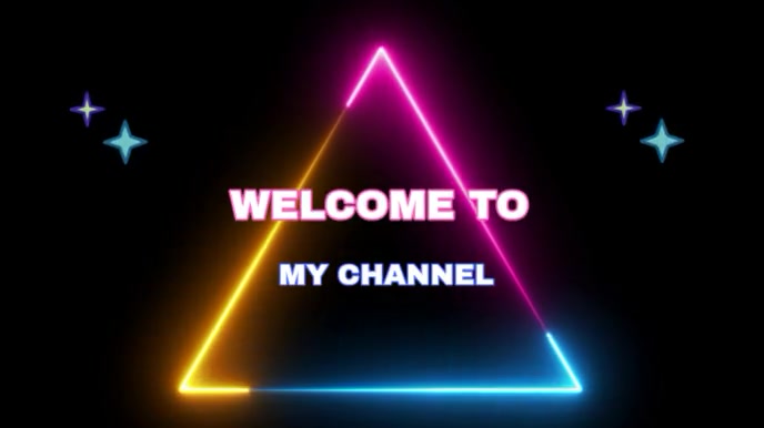 Welcome to My channel Template | PosterMyWall