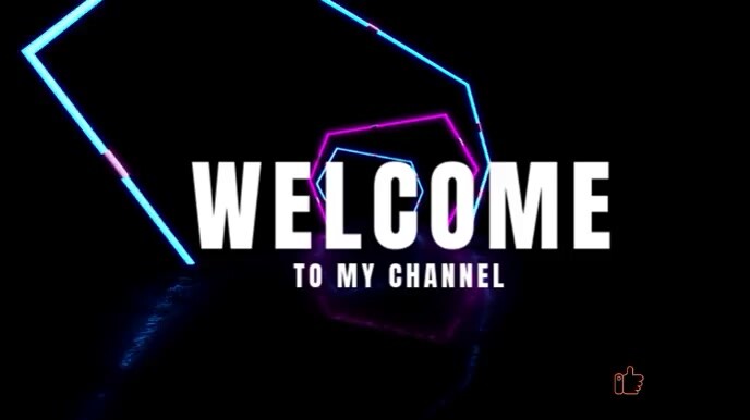 Plantilla de Welcome To My Channel Intro Video | PosterMyWall