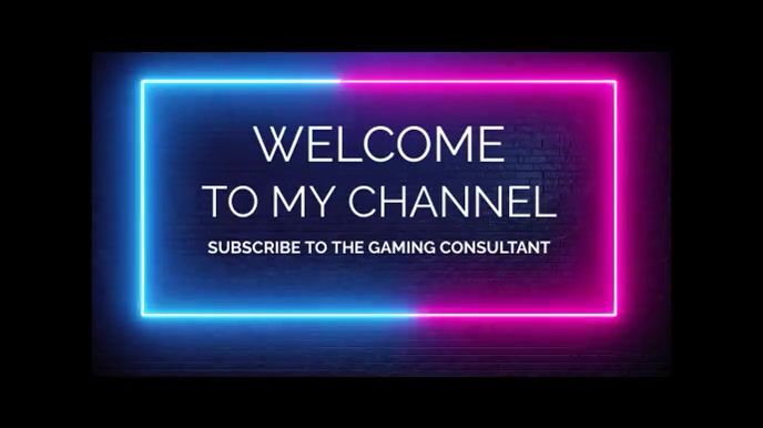 Copy of Welcome To My Channel YouTube Intro | PosterMyWall