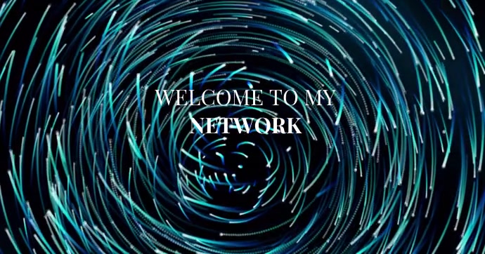 Welcome To My Network Template | PosterMyWall