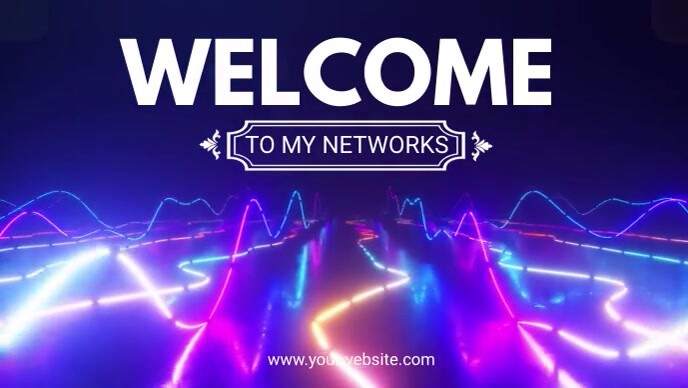welcome to my networks Template | PosterMyWall