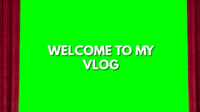 First Vlog Background WELCOME TO MY VLOG Template | PosterMyWall