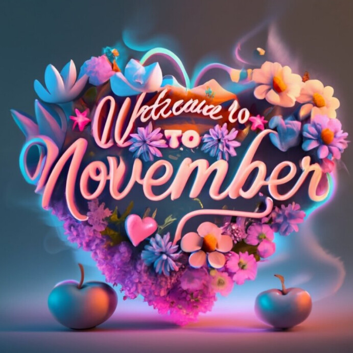 Welcome to November Template | PosterMyWall