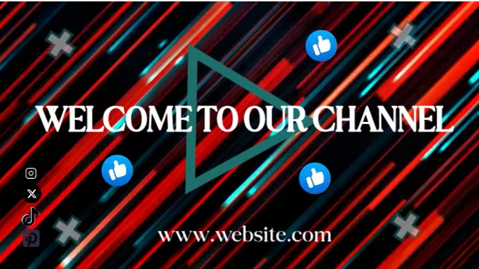 Welcome To Our Channel Video Digital Display Template | PosterMyWall
