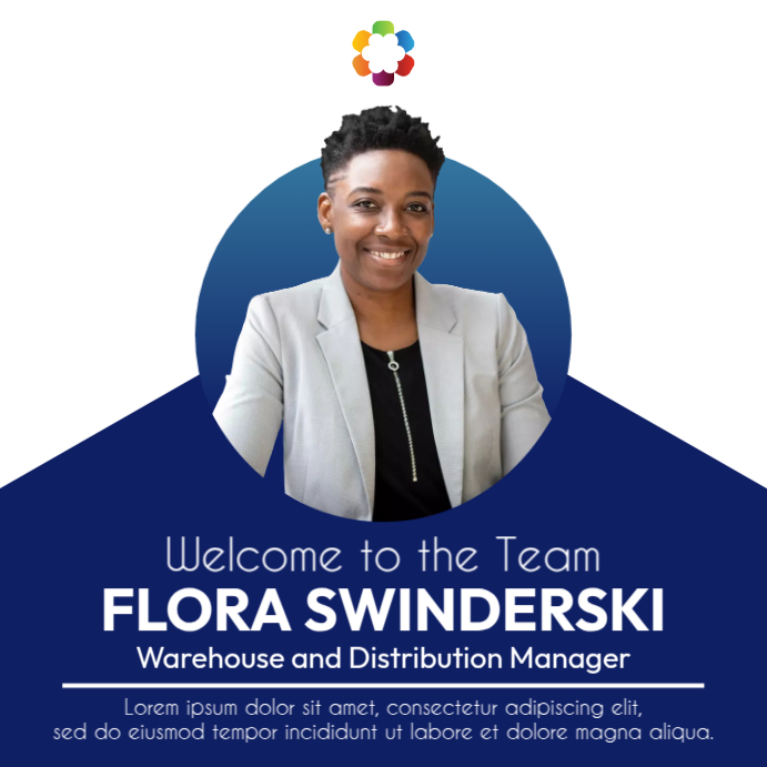 welcome to our team template Instagram Post