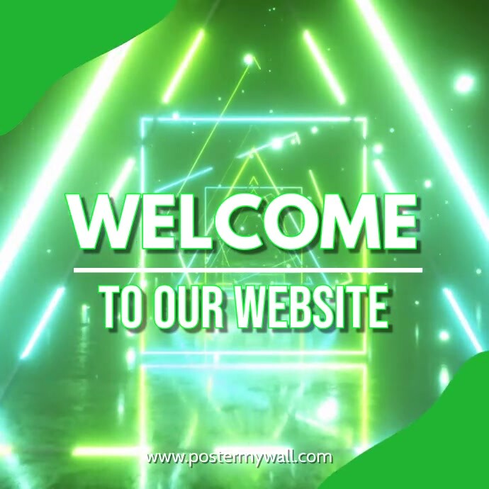 Welcome to our website template | PosterMyWall
