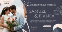 Welcome To Our Wedding Sampul Acara Facebook template