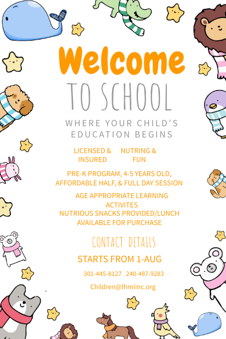 Welcome To School Poster Template | PosterMyWall