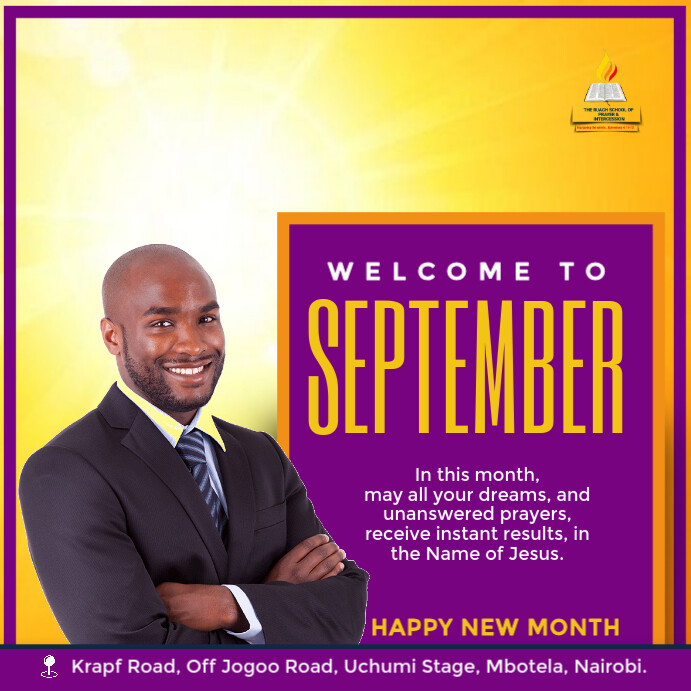 welcome to September Template | PosterMyWall