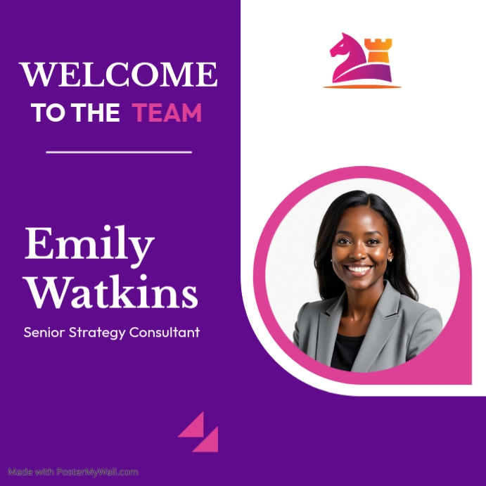 Employee Post Welcome to the Team Corporate Employee Introduction New Hire ...