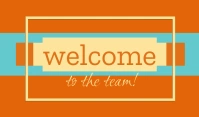 Welcome To The Team Tag template
