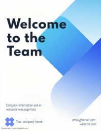Welcome to the team flyer template