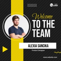 Welcome to the Team Greeting Template Message Instagram