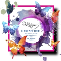 Welcome to your new home โพสต์บน Instagram template