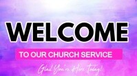 welcome video Digital Display (16:9) template