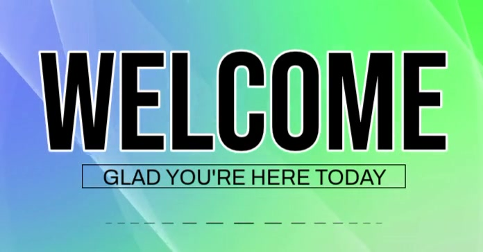 Welcome Status Welcome Message Facebook Post Template | PosterMyWall