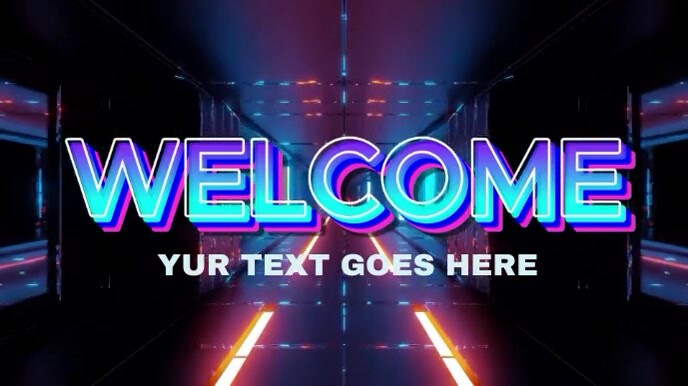 Wellcome Display WELCOME VIDEO.,. Template | PosterMyWall